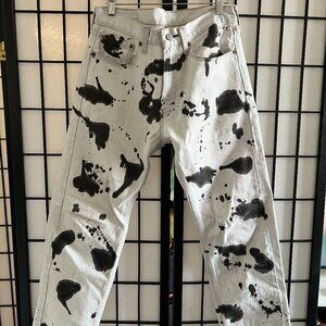 Basketcase Gallery "Cow Milk" Denim Pants
